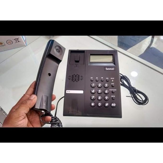 Beetel M51 Corded Landline Phone (Black) - Image 3