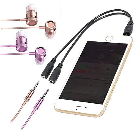3.5mm Aux Jack 1 Male to 2 Female Stereo Headphone Earphone Jack Y Splitter Gold/Silver Plated Audio Jack Adapter Cable - Image 3
