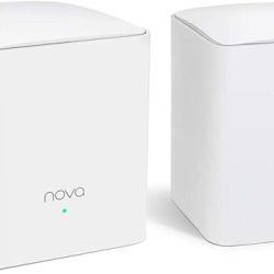 gbhjn Tenda MW5G Home Mesh Wi-Fi System, 2500sq² Wi-Fi Coverage, Two Gigabit Ports, Work with Amazon Alexa, Easy Set Up, (Pack of 2)