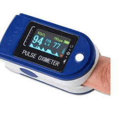 oximeter Pulse Oximeter Fingertip, Blood Oxygen Saturation Monitor (Blue)