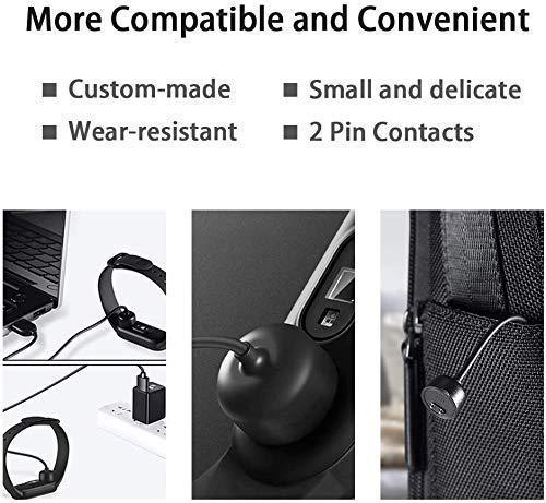 Mi Replacement Magnetic USB Charger Original for Mi Smart Band 5 / Mi Smart Band 6 (Black) - Image 3