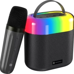 dgfg Portronics DASH 3 - 16 Watt Powerful & Premium Portable Speaker with Mic (Black)