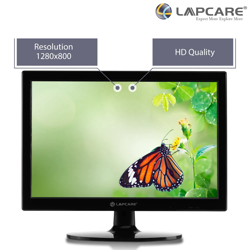 Lapcare LED Monitor - 15.4-inch 39.1CM - VGA & HDMI - Image 2