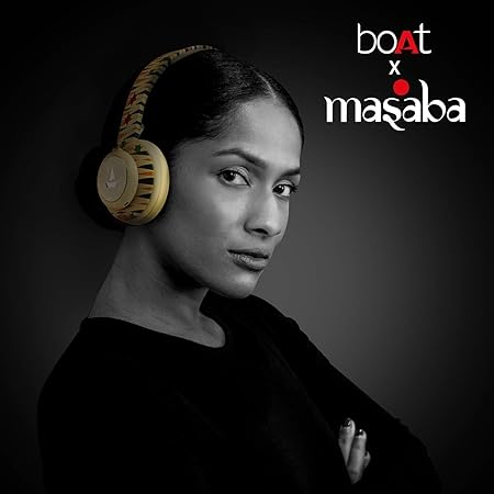boAt Rockerz 450 Masaba Edition Bluetooth On Ear Headphones with Mic, Upto 15 Hours Playback, 40mm Drivers(Aztec Fusion) - Image 2