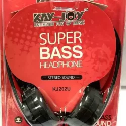 Red Last Kay-Joy KJ202U On Ear Wired Headphone (Black)