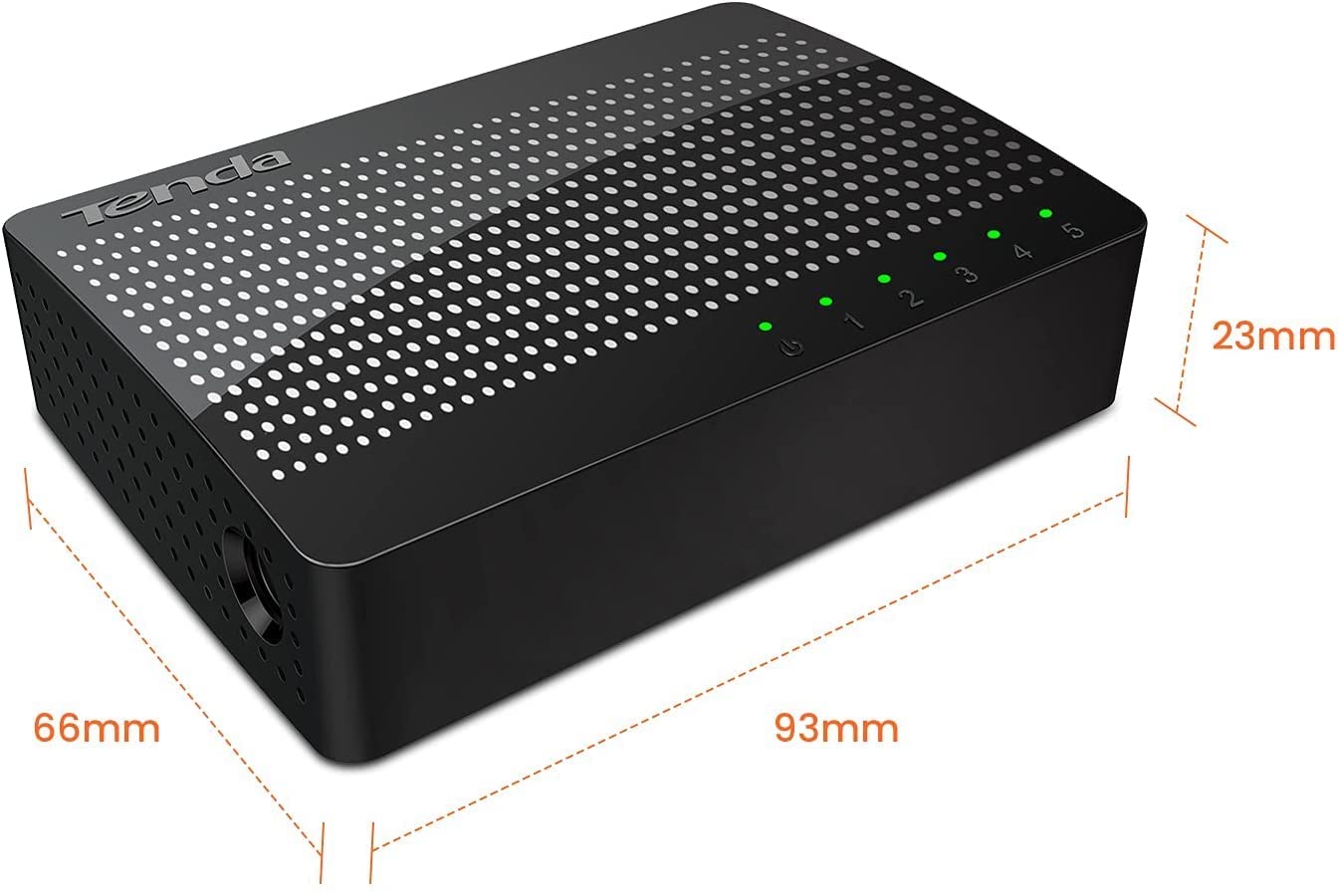 TENDA-SG105 5-Port Ethernet Switch |Small Office or Home network |Smart LED (Black) - Image 5