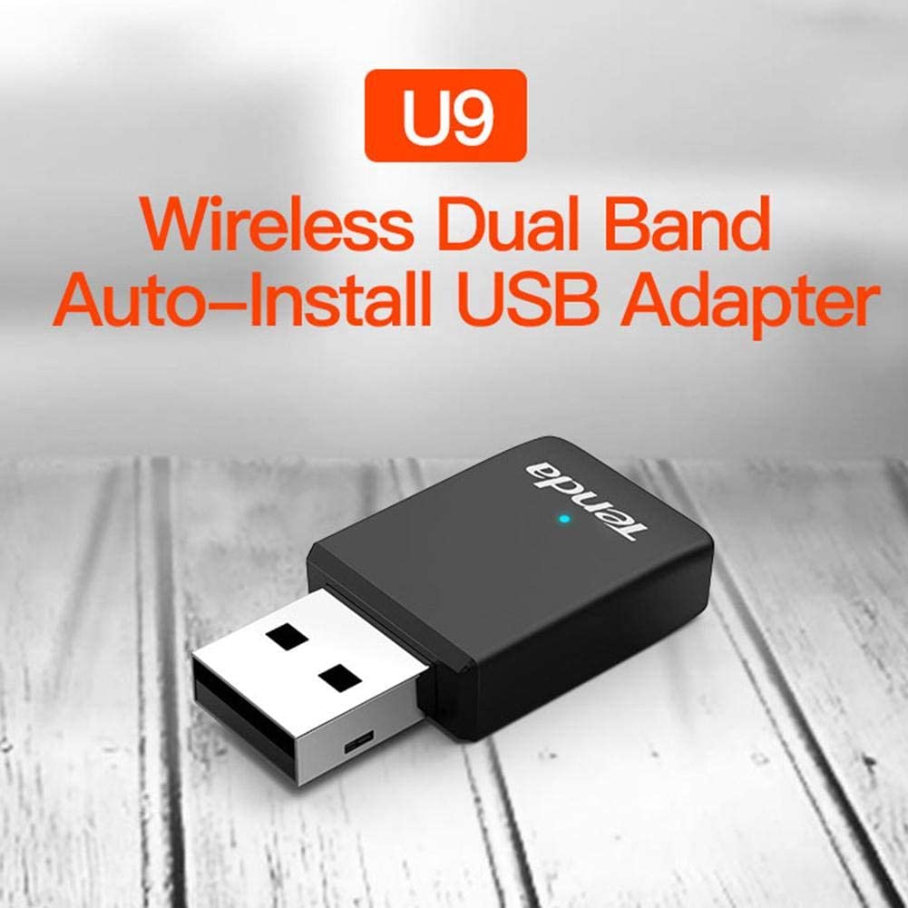 Tenda U9 AC650 Dual Band Wireless USB Adapter(Black) - Image 2