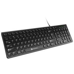 ki pad Portronics Ki-Pad 2 USB Wired Keyboard with 104 Keys, Dual Color Chicklet Keys,1.5 m Long Cable, for PC Laptop & USB-Supported Devices (Black)