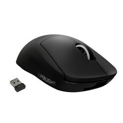 61WRvXLabPL._SX679_ Logitech G PRO X Superlight Wireless USB Gaming Mouse, Sensor, 25,600 DPI, 5 Programmable Buttons, Long Battery Life,Compatible with PC/Mac-Black