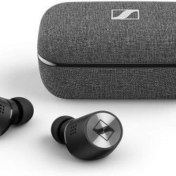 71512ak6TsL._SL1500_ Sennheiser Momentum Bluetooth Truly Wireless 2- in Ear Earbuds with Mic (Black)