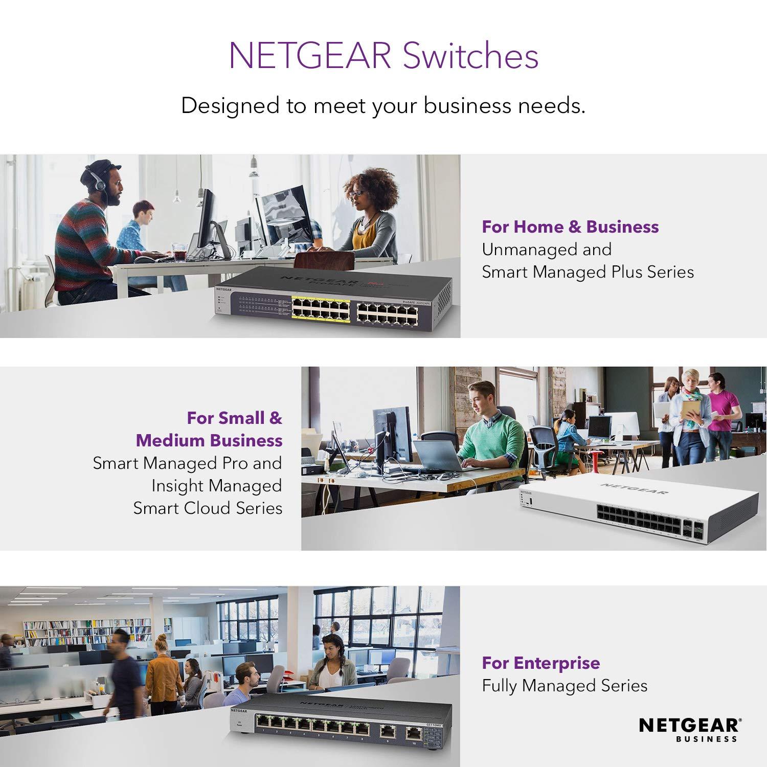 Netgear GS324-100INS Gigabit Ethernet Unmanaged Switch - Image 4
