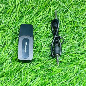 Bluetooth Adapter Audio Music Receiver with 3.5mm aux Cable Compatible with Car Media Player and Convert Old Speakers into Wireless