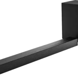 Front Philips Audio HTL4080/94 80w 5.0 Channel Wireless;HDMI Soundbar Speaker (Black)