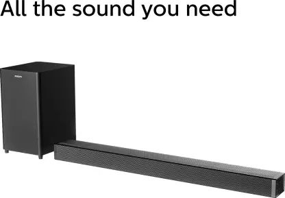Philips Audio HTL4080/94 80w 5.0 Channel Wireless;HDMI Soundbar Speaker (Black) - Image 2