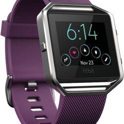 W1 Fitbit Blaze Smart Fitness Watch,Time Display, Plum, Small 13.9cm X 17.0cm (5.5 - 6.7 inch)- Purple