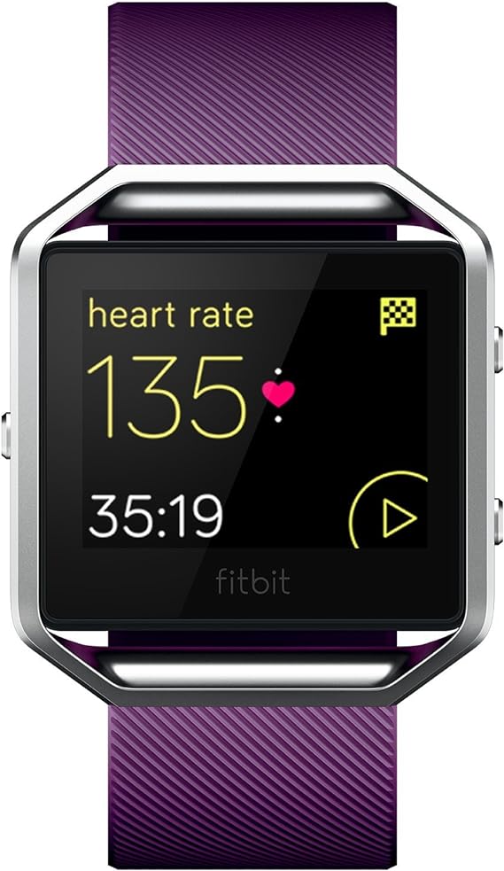 Fitbit Blaze Smart Fitness Watch,Time Display, Plum, Small 13.9cm X 17.0cm (5.5 - 6.7 inch)- Purple - Image 2