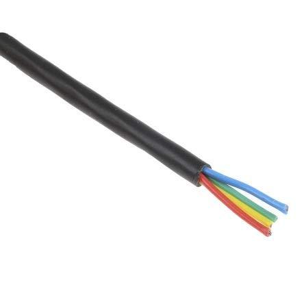 Telephone Modem Line Cable RJ11 4 Core (Compatible with Landline Phone, Line Cable, Black ) - Image 2