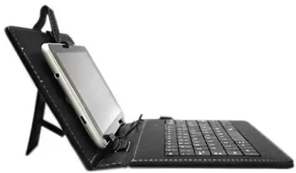 Champion 24.6cm ( 9.7 Inch ) Micro USB Keyboard Tablet Case ,Synthetic Leather Carry Cover for Tablet (Black) - Image 4