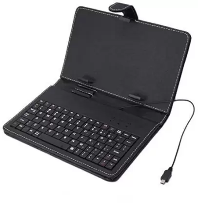 Champion 24.6cm ( 9.7 Inch ) Micro USB Keyboard Tablet Case ,Synthetic Leather Carry Cover for Tablet (Black) - Image 3