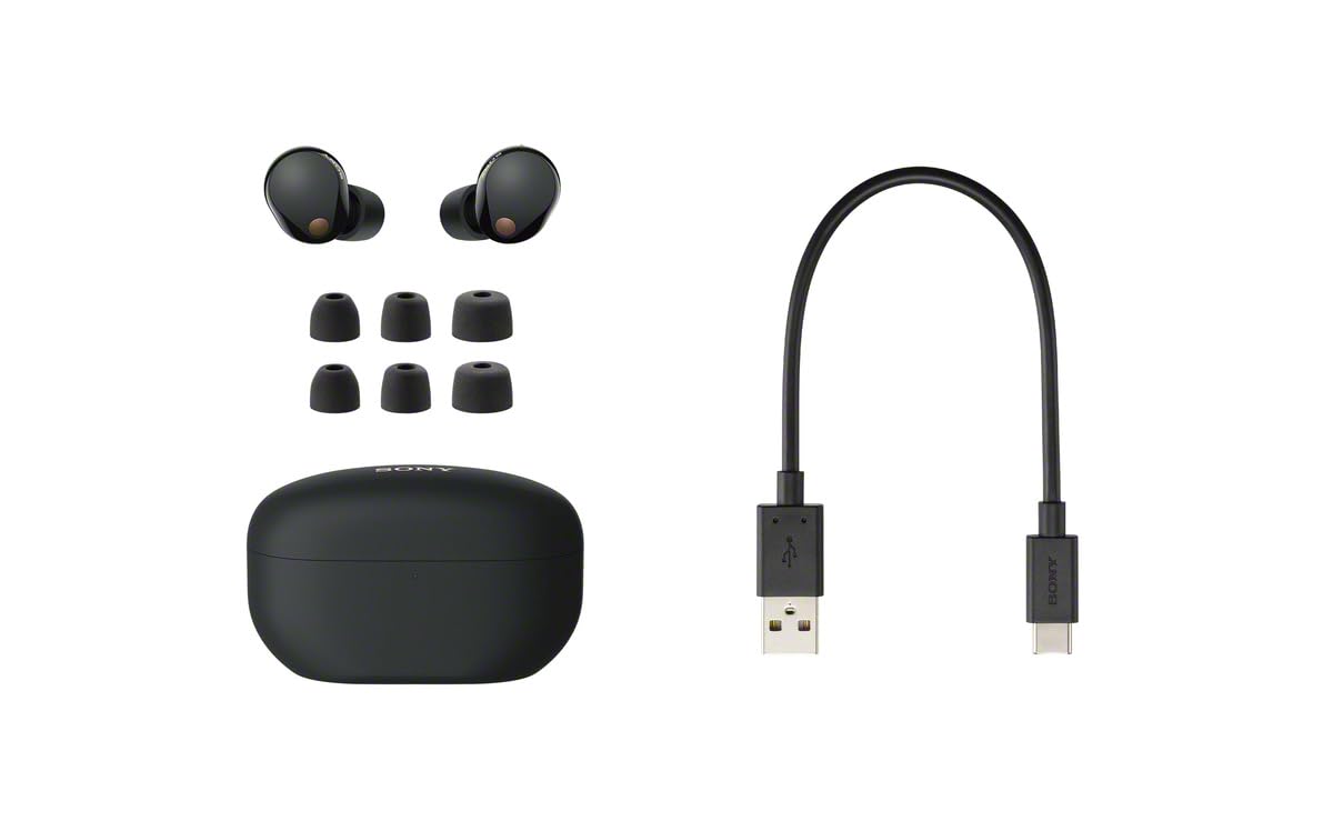 Sony WF-1000XM5 Wireless Noise Cancelling Earbuds - Bluetooth, In-Ear Headphones with Microphone, iOS & Android Compatibility (Black) - Image 3