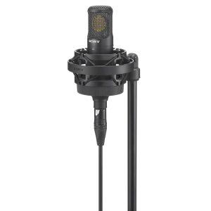 Sony C-80 Unidirectional Condenser Microphone for Home Studio Recording - Ideal for Vocals, Spoken Word, Guitar, Piano