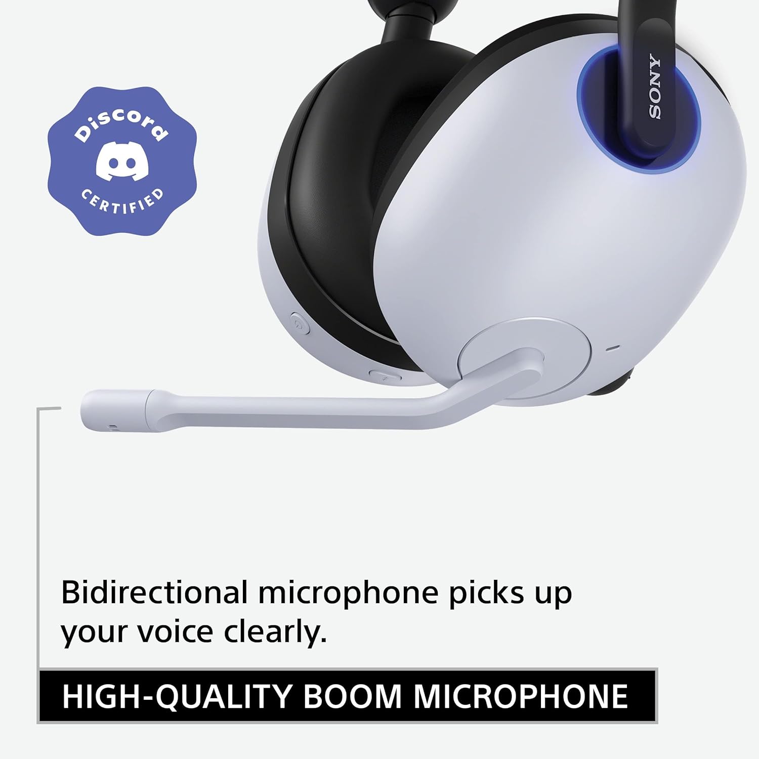 Sony INZONE H9 WH-G900N Wireless Gaming Headset – Noise Cancelling, 360 Spatial Sound, 32 Hours Battery, Flip-to-Mute Mic, Mobile, Laptop, PS5 & PC Compatible (White) - Image 3
