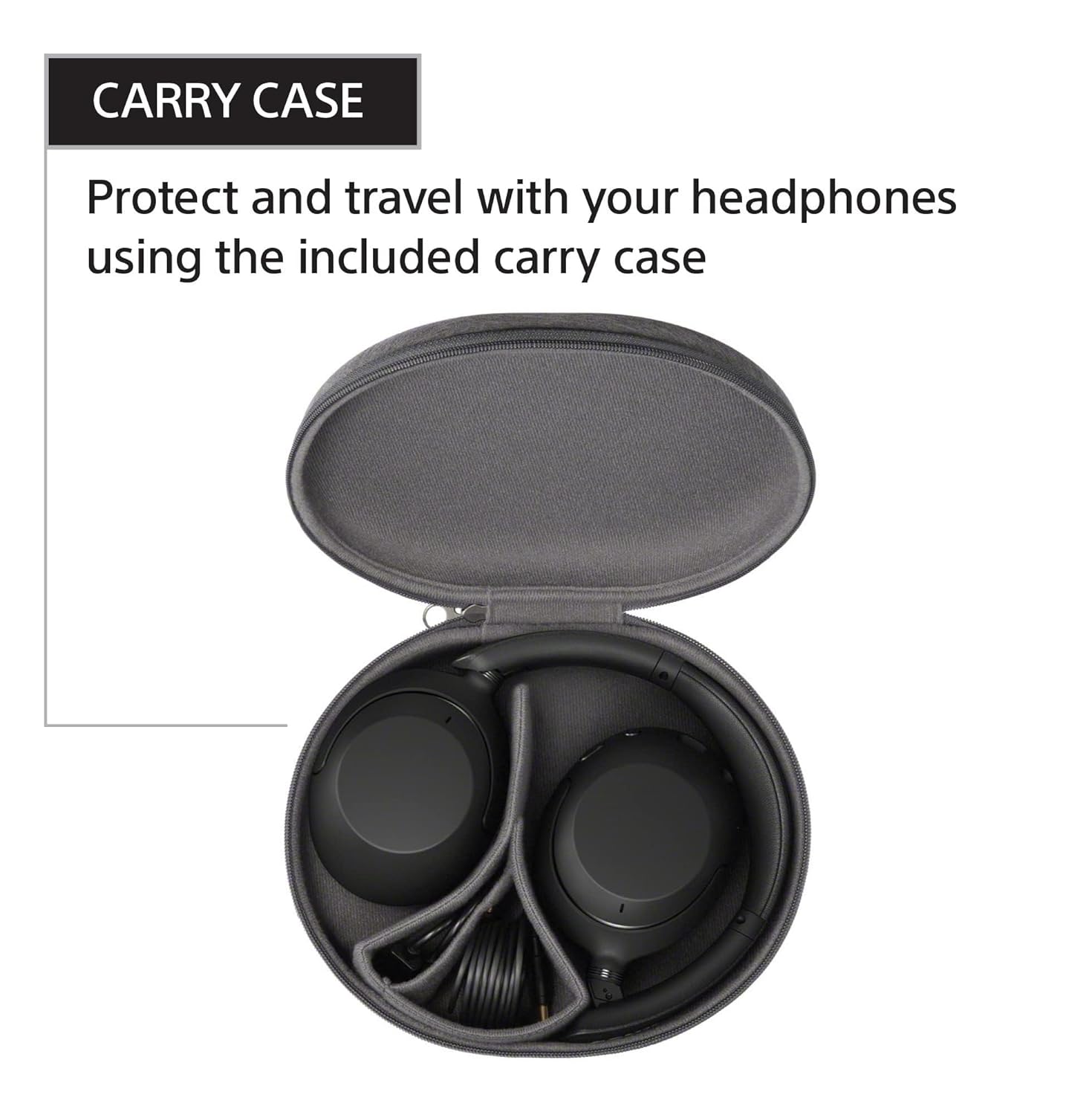 Sony WH-XB910N Extra BASS Noise Cancelling Headphones – Wireless Bluetooth Over-Ear Headset with Mic, Alexa, Google Fast Pair, AUX, Swift Pair, 30Hrs Battery Life (Black) - Image 3