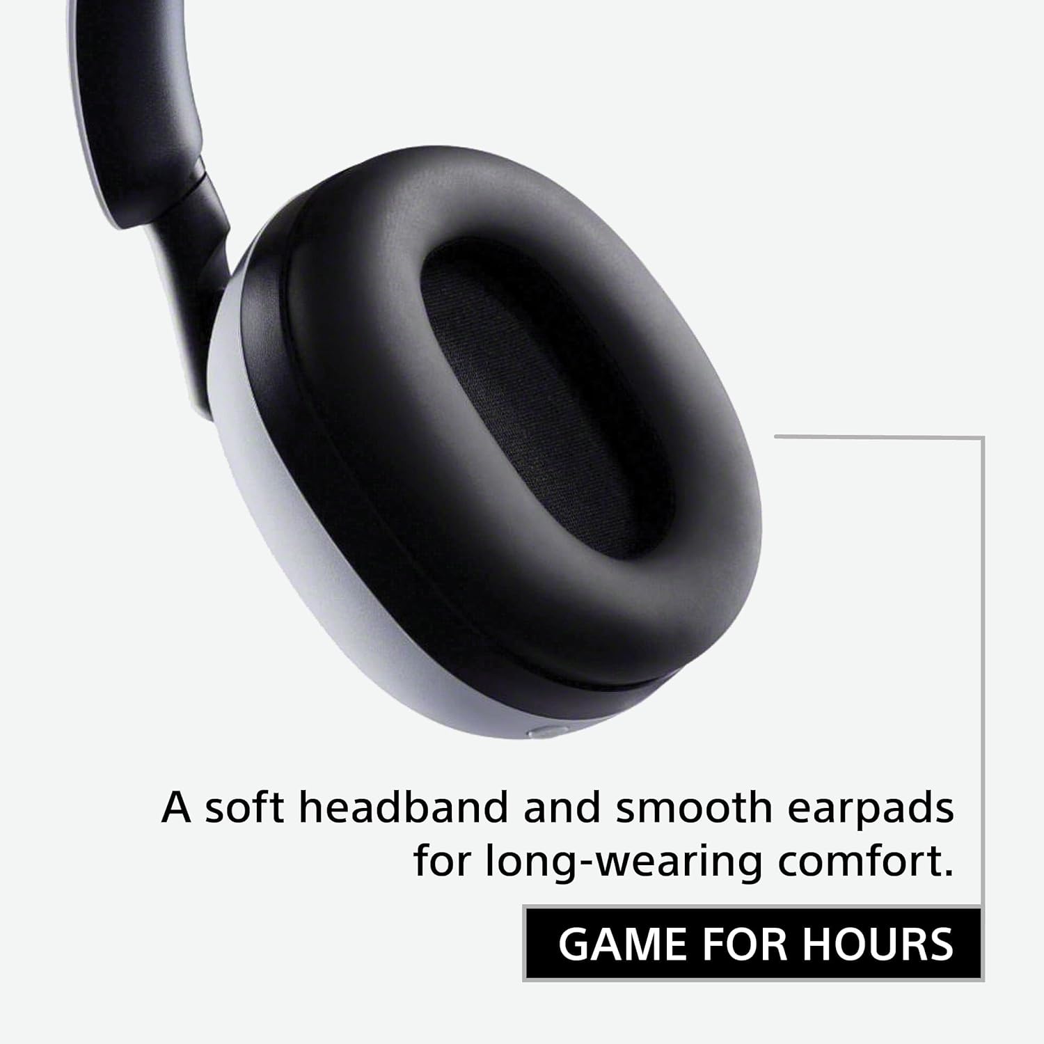 Sony INZONE H9 WH-G900N Wireless Gaming Headset – Noise Cancelling, 360 Spatial Sound, 32 Hours Battery, Flip-to-Mute Mic, Mobile, Laptop, PS5 & PC Compatible (White) - Image 4