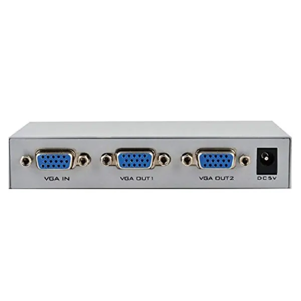 Vga Splitter 1X2 | Video Distribution Duplicator for 1 PC to Dual Monitors Projector - Image 2