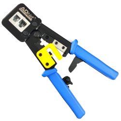 123 EZ Crimping Tool For RJ45 RJ11 RJ12 Cavity With Round Cable Stripper