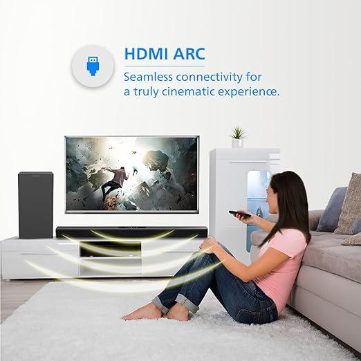 Philips TAB4218/94 2.1Ch Bluetooth Soundbar, 120W, Black - Image 3