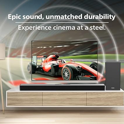 Philips TAB4228/94 2.1CH Bluetooth Soundbar, 160W, Black - Image 2