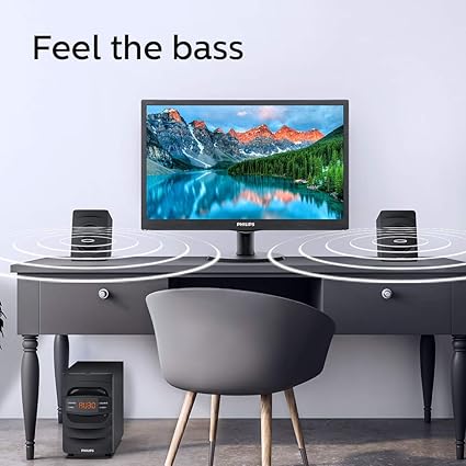 Philips Audio MMS2625B 2.1 Channel Bluetooth Multimedia Speaker - Black - Image 5