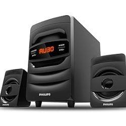 Philips Audio MMS2625B 2.1 Channel Bluetooth Multimedia Speaker - Black