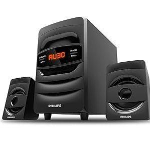 Philips Audio MMS2625B 2.1 Channel Bluetooth Multimedia Speaker - Black