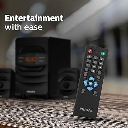 Philips Audio MMS2625B 2.1 Channel Bluetooth Multimedia Speaker - Black - Image 4