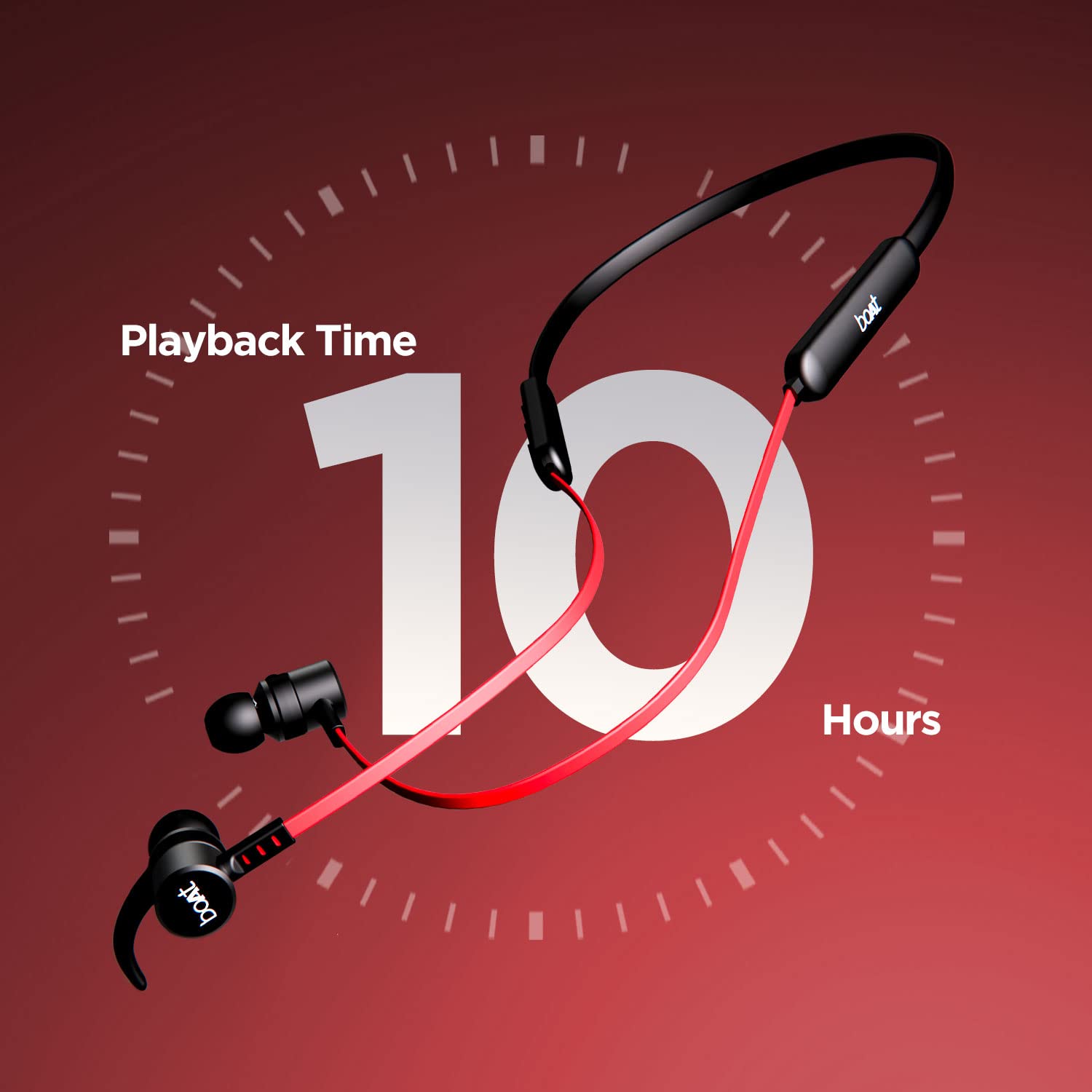 boAt Rockerz 255 Pro in Ear Bluetooth Neckband with Upto 10 Hours Playback, ASAP™ Charge, IPX5, Signature Sound & Integrated Controls - Image 5