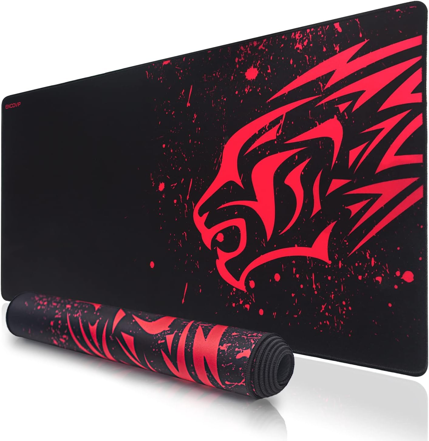 Gaming Mouse Pad (60 X 30cm) Non-Slip Rubber Base Mouse pad Mice Smooth Cloth Surface Keyboard Mouse Pads for Computers (Multicolor)