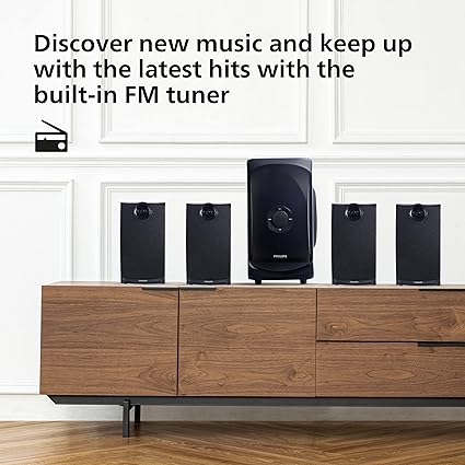 Philips TAV7477 4.1 Channel 75W Bluetooth Speaker, Black - Image 4