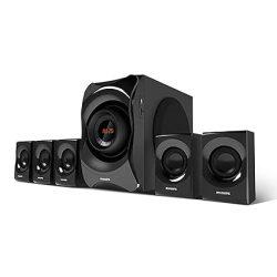 8008 Philips SPA8000B/94 5.1 Channel Multimedia Speaker System, Black