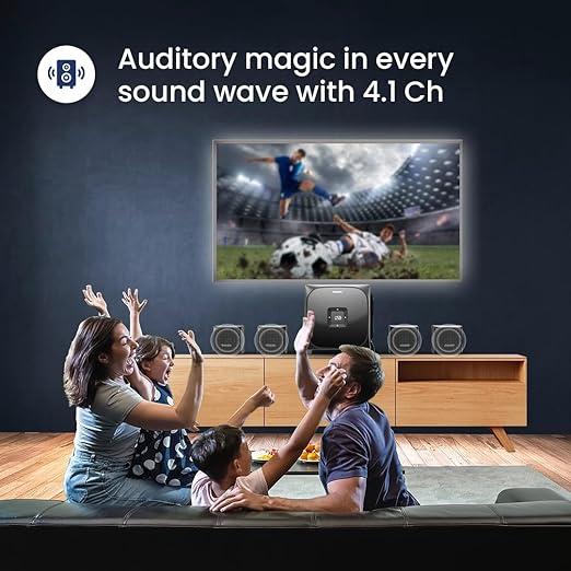 Philips SPA8170B 4.1CH Bluetooth Speaker, 100W, Black - Image 2