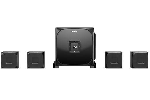 Philips SPA8170B 4.1CH Bluetooth Speaker, 100W, Black