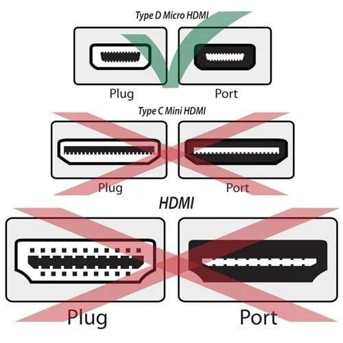 Micro HDMI Adapter - HDMI Female (Type-A) to Micro HDMI Male (Type-D) - Image 3