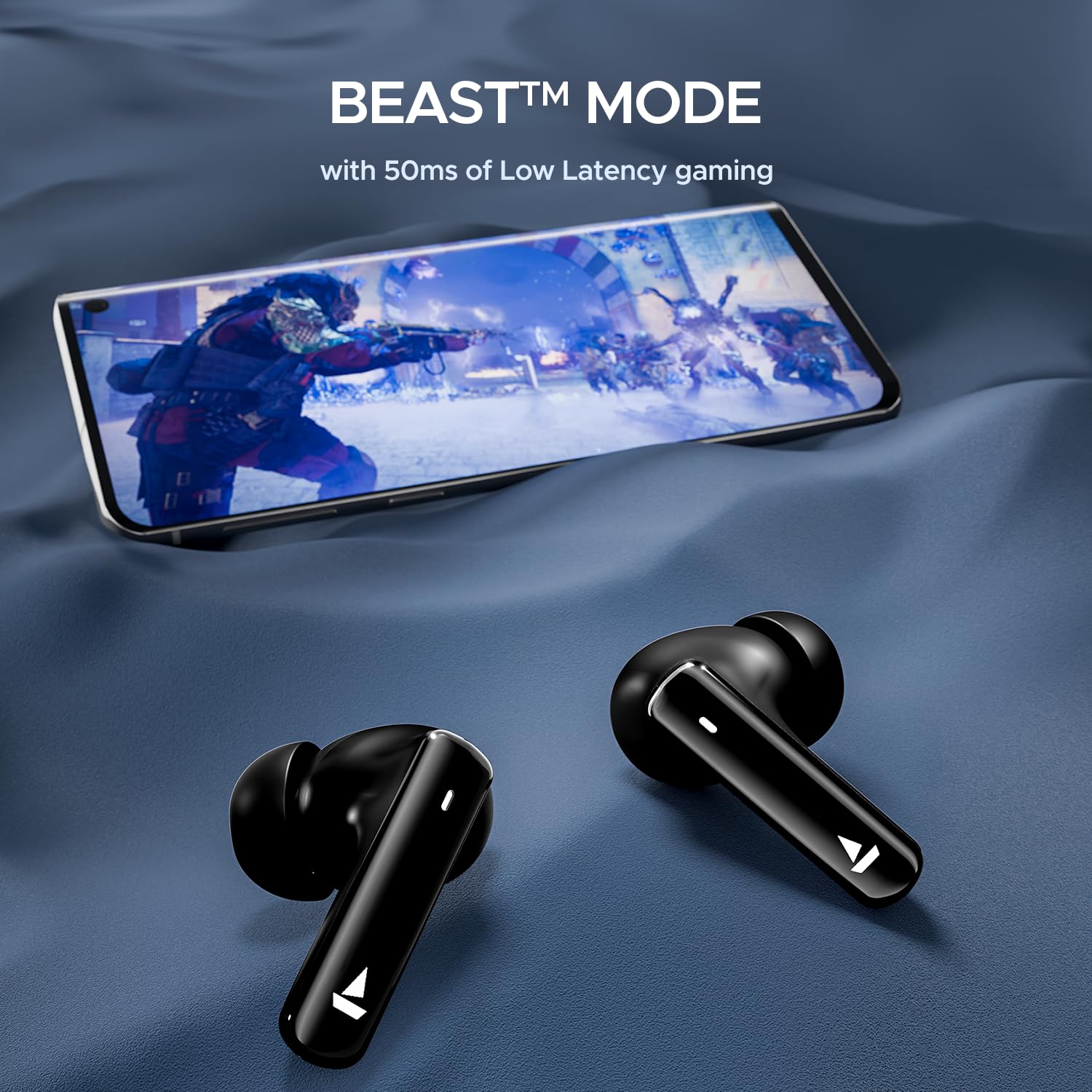 boAt Airdopes 121 Pro Plus Truly Wireless Earbuds - 100 Hours Playtime, 4 Mics with ENx™, 50ms Low-Latency Beast™ Mode, ASAP™ Charge, IWP™ Tech, BT v5.3, IPX5 - Image 2