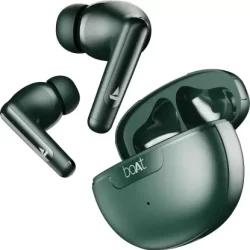 -original-imagspmfj5hjxz4c boAt Airdopes 161 ANC TWS Earbuds - 32dB Active Noise Cancellation, 50 Hours Playback, ASAP Charge, Bluetooth - Green