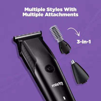 Boat Misfit Groom 100 3 In 1 | Grooming Kit With 120 Minutes Runtime, Multiple Attachments, Multiple Range Settings - Image 5