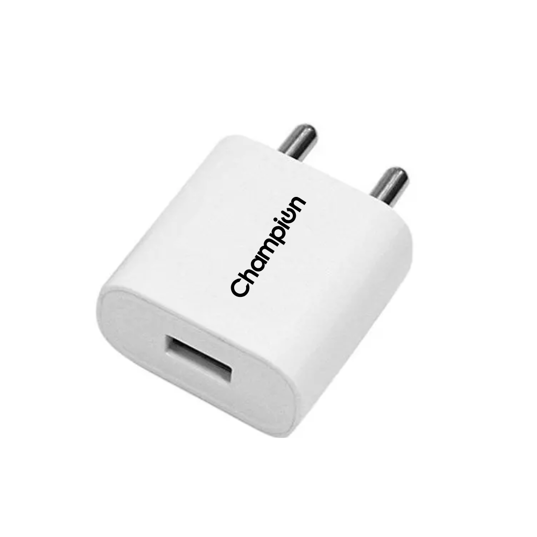 Champion 12W 5V/2.4A DC Single USB Port Mobile Charger | Wall Adapter for Android & USB Devices (Pack Of 20 Pcs) - Image 4
