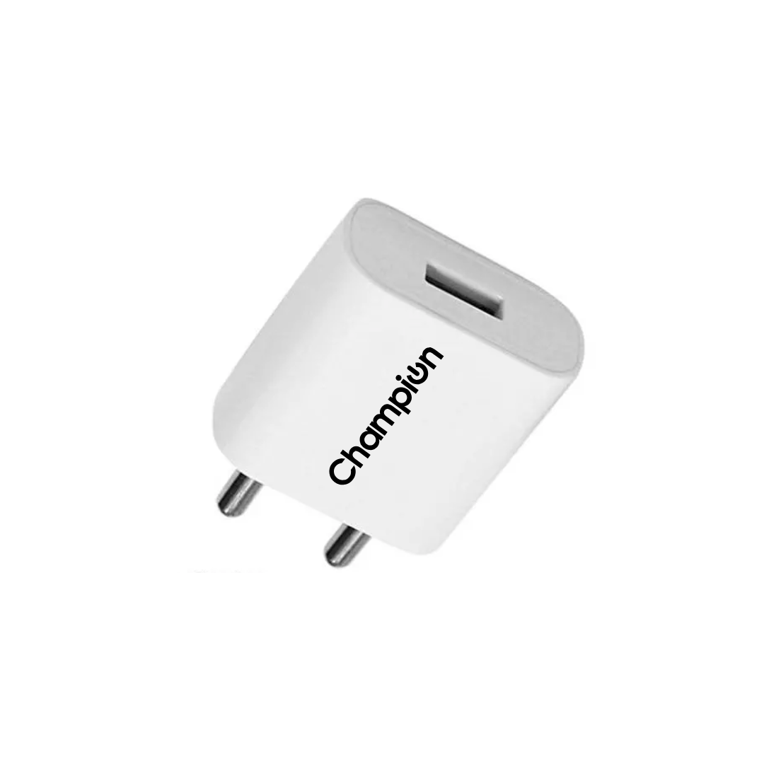 Champion 12W 5V/2.4A DC Single USB Port Mobile Charger | Wall Adapter for Android & USB Devices (Pack Of 20 Pcs) - Image 5