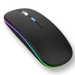 Version 1.0.0 Wireless Bluetooth RGB Mouse: Rechargeable, Silent & Slim