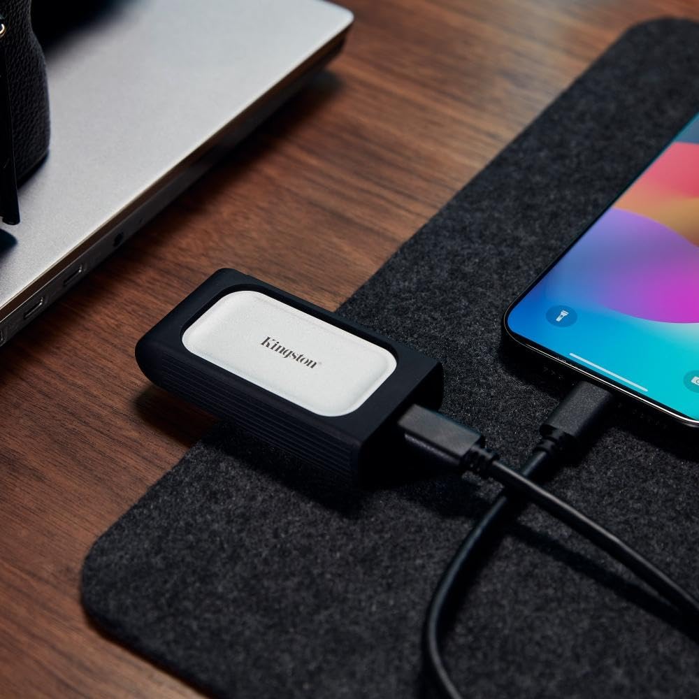 Kingston XS2000 500GB High-Performance Portable SSD - Pocket-Sized, Up to 2000MB/s Read/Write Speeds - Image 3